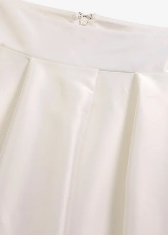 Maxirock aus gl&auml;nzendem Satin, bonprix