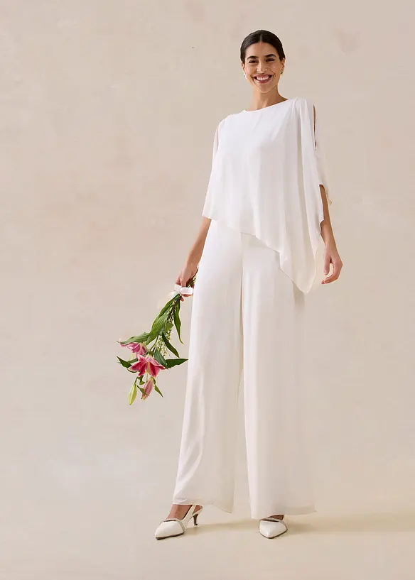 Overall aus feinem Chiffon, bonprix