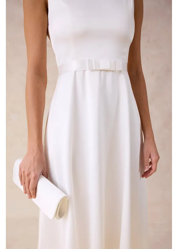 Etuikleid aus gl&auml;nzendem Satin, bonprix