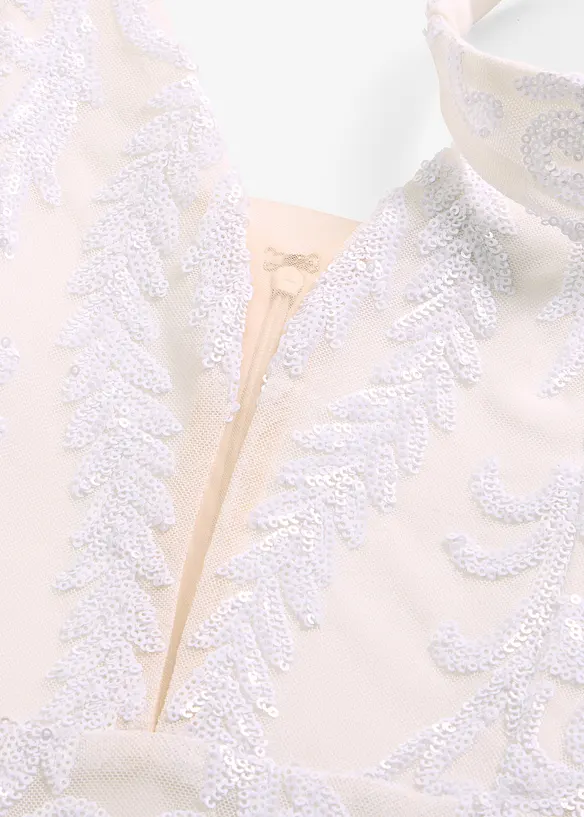 Brautkleid mit Paillettenstickerei, bonprix