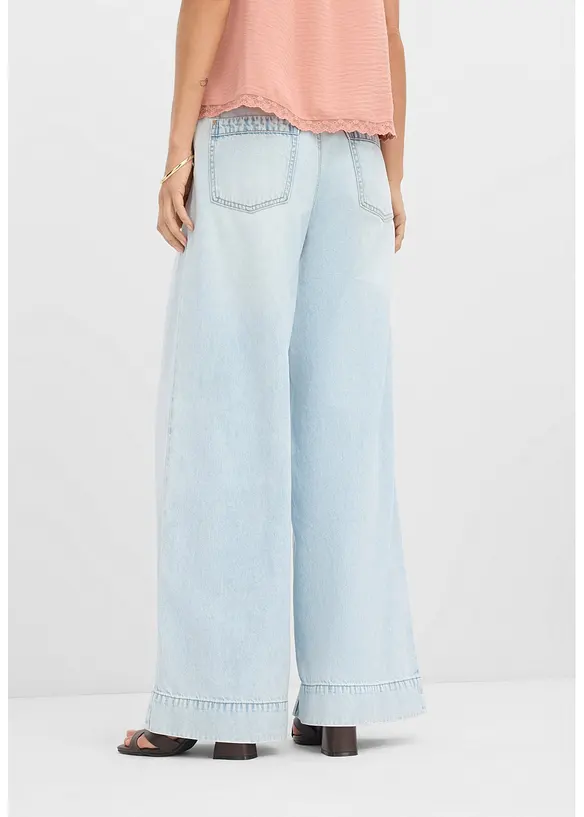 Wide-Leg-Jeans High Waist, bonprix