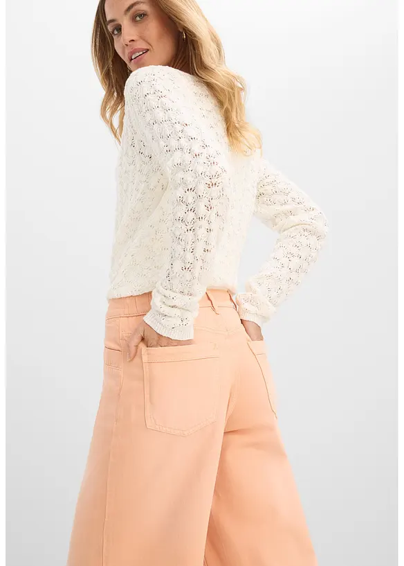 Wide-Leg-Jeans High Waist, bonprix