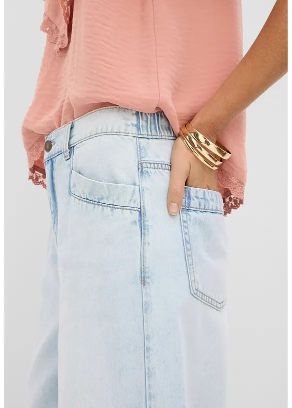 Wide-Leg-Jeans High Waist, bonprix