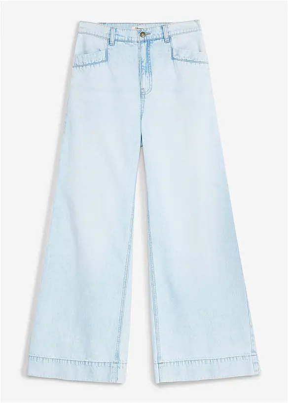 Wide-Leg-Jeans High Waist, bonprix