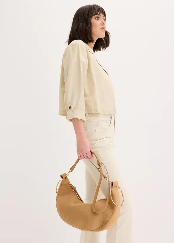 Umh&auml;ngetasche mit Metallringgriffen, bonprix