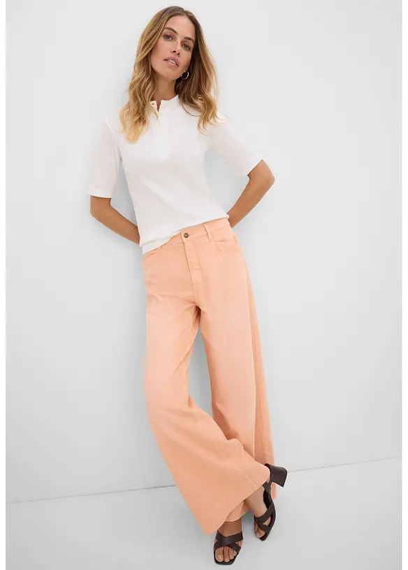 Rippshirt aus reiner Bio-Baumwolle, bonprix