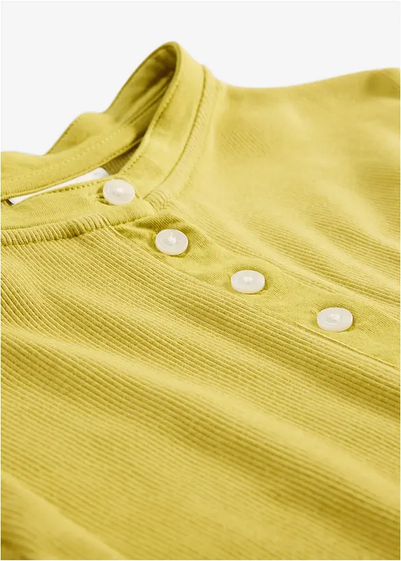 Rippshirt aus reiner Bio-Baumwolle, bonprix