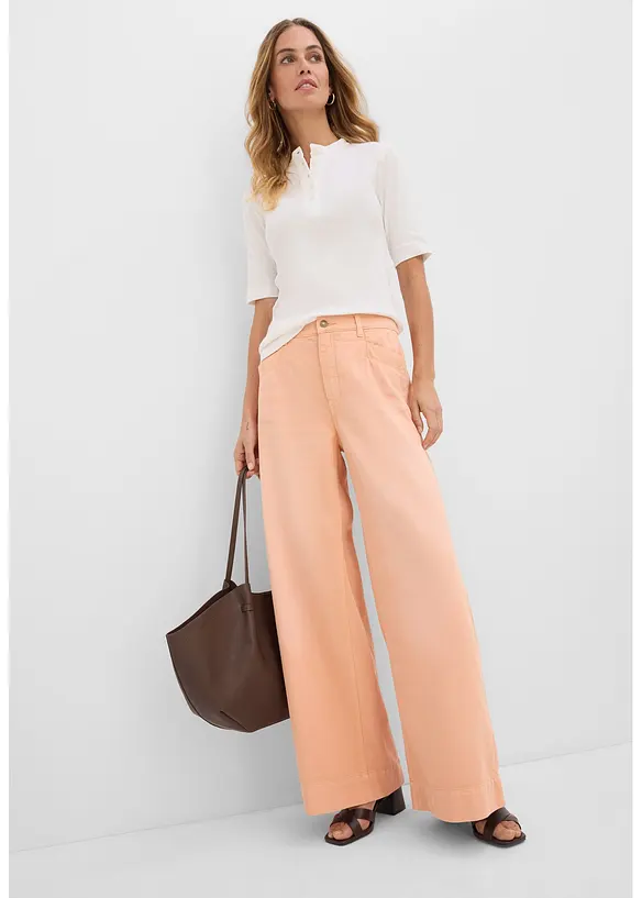 Rippshirt aus reiner Bio-Baumwolle, bonprix