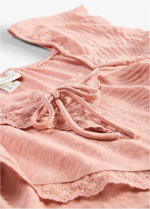 Blusentop aus leichtem Cr&ecirc;pe, bonprix