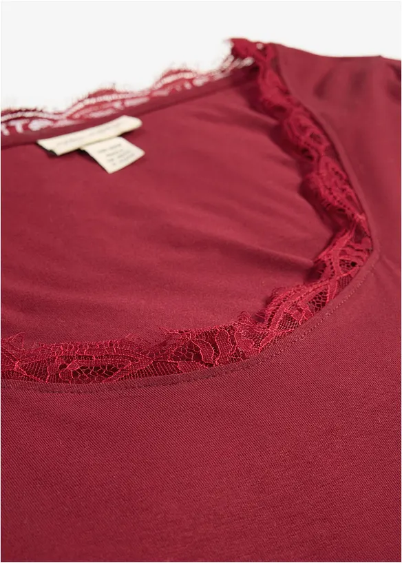 Langarmshirt aus softem Viskose-Mix, bonprix