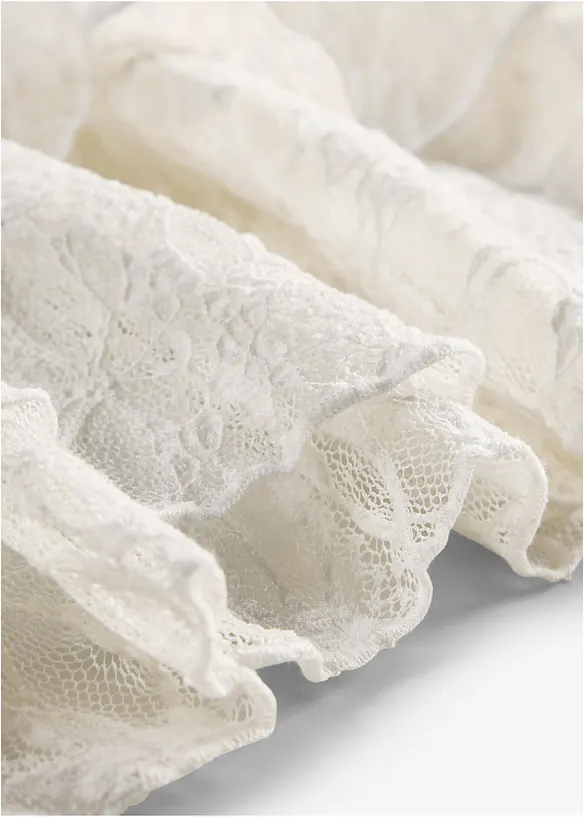 Kurzes Spitzenshirt, bonprix