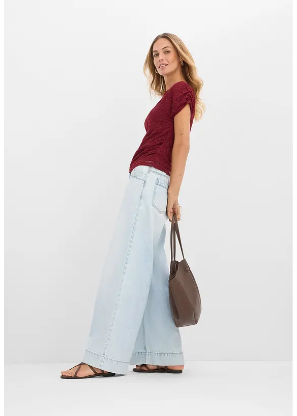 Spitzenshirt, bonprix