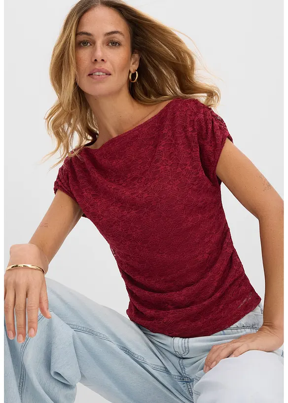 Spitzenshirt, bonprix