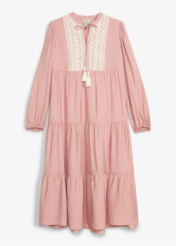 Midikleid aus softem Viskose-Mix, bonprix