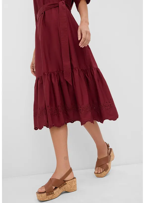 Robe midi 100% coton, bonprix