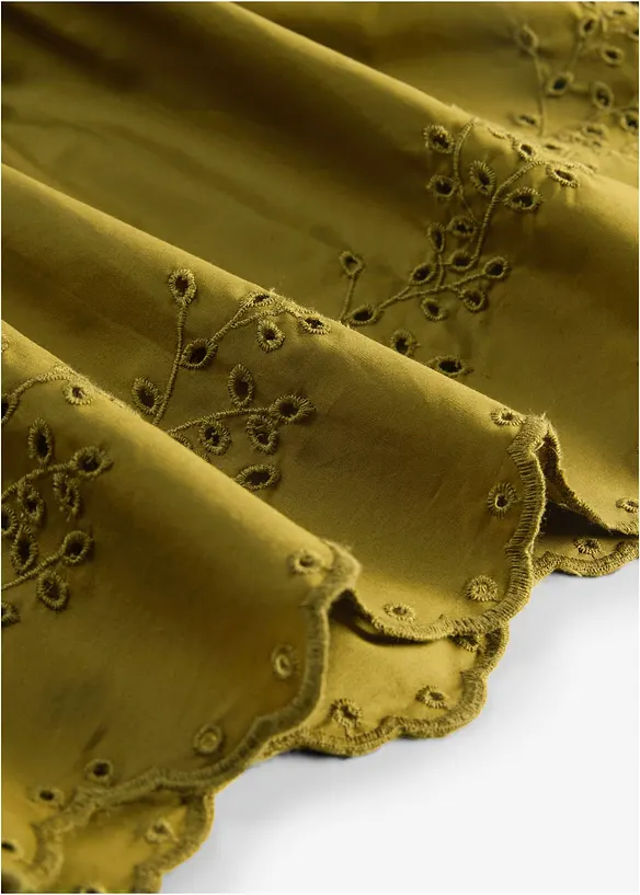 Midikleid aus reiner Baumwolle, bonprix