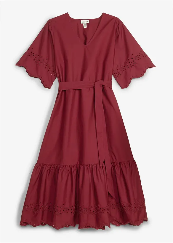 Robe midi 100% coton, bonprix