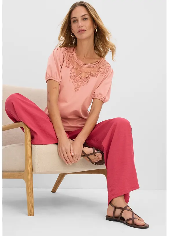 Shirt aus elastischer Baumwolle, bonprix