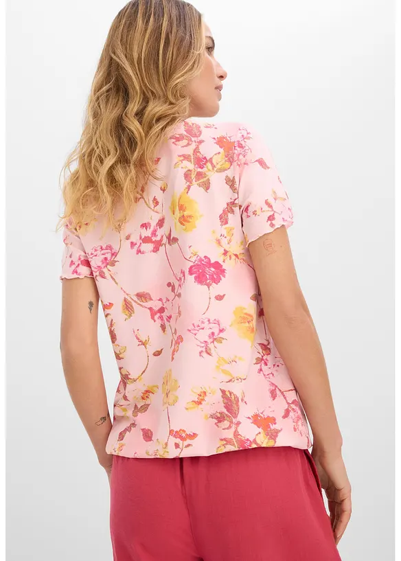 Shirt mit Bl&uuml;ten Print, bonprix