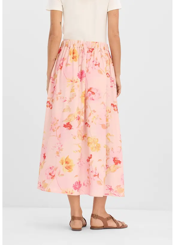 Maxirock aus luftigem Cr&ecirc;pe, bonprix