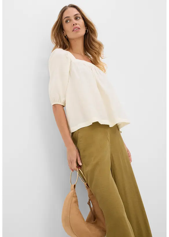 Bluse aus strukturiertem Crinkle, bonprix