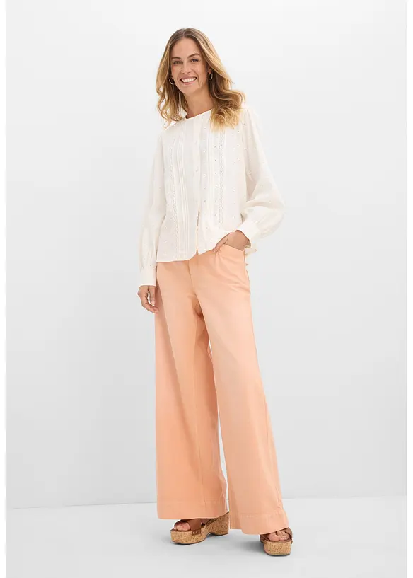 Bluse aus griffigem Popeline, bonprix