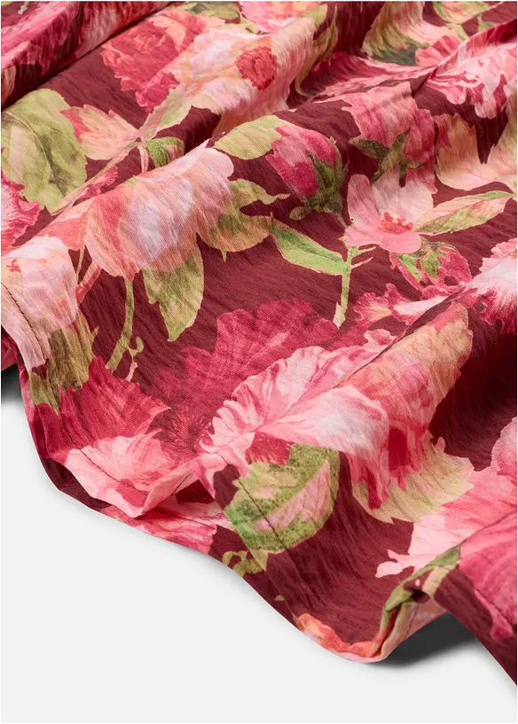 Midikleid aus flie&szlig;endem Viskose-Mix, bonprix