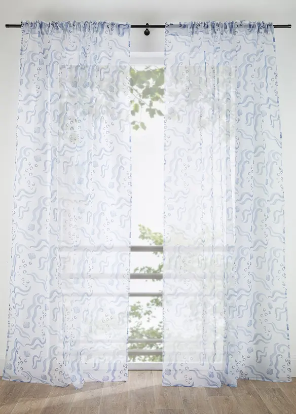 Gardine mit nachhaltigem Polyester (1er Pack), bonprix