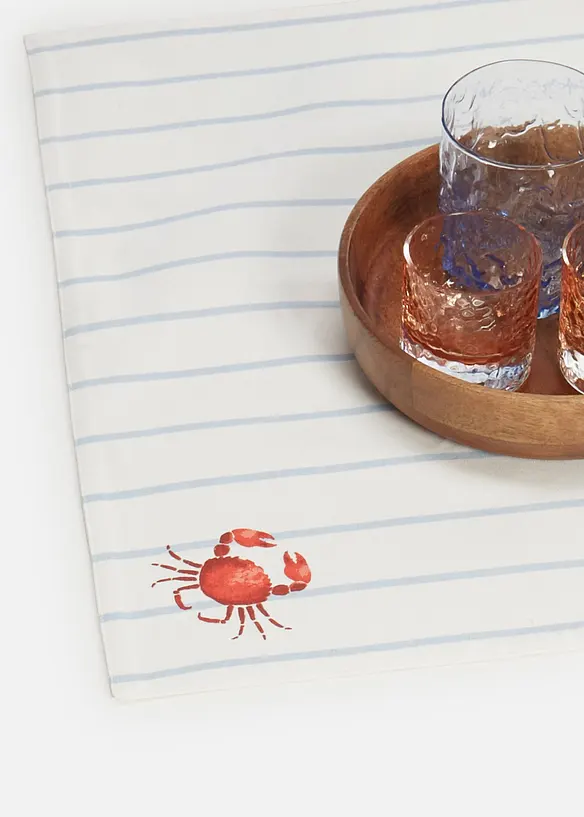 Tischset aus Bio Baumwolle (2er Pack), bonprix