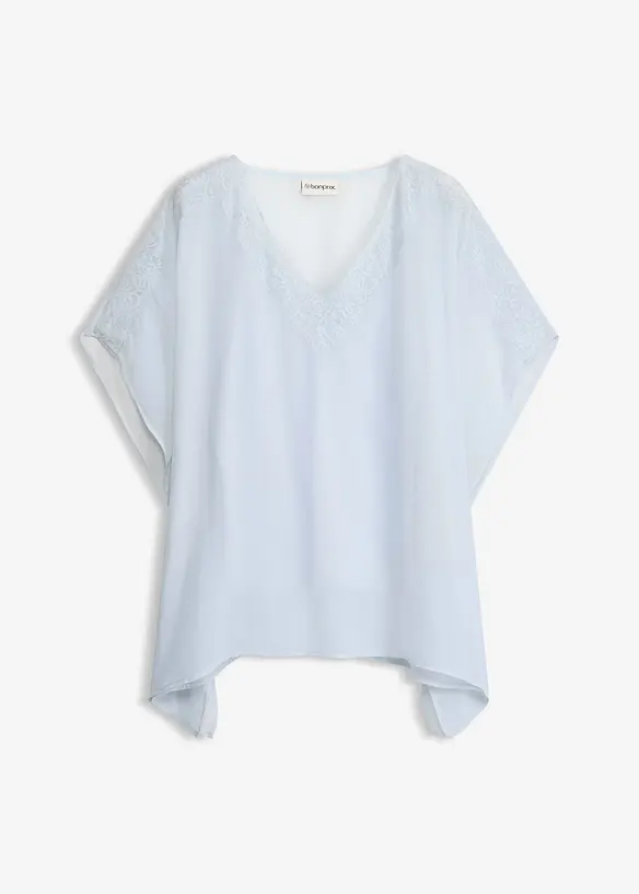 Tunique avec empi&egrave;cement en dentelle, bonprix