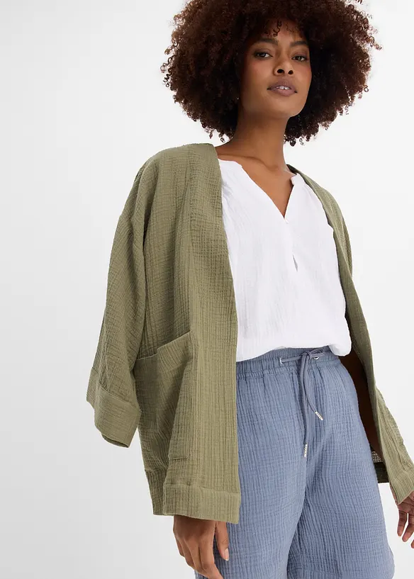 Short en gaze de coton, bonprix