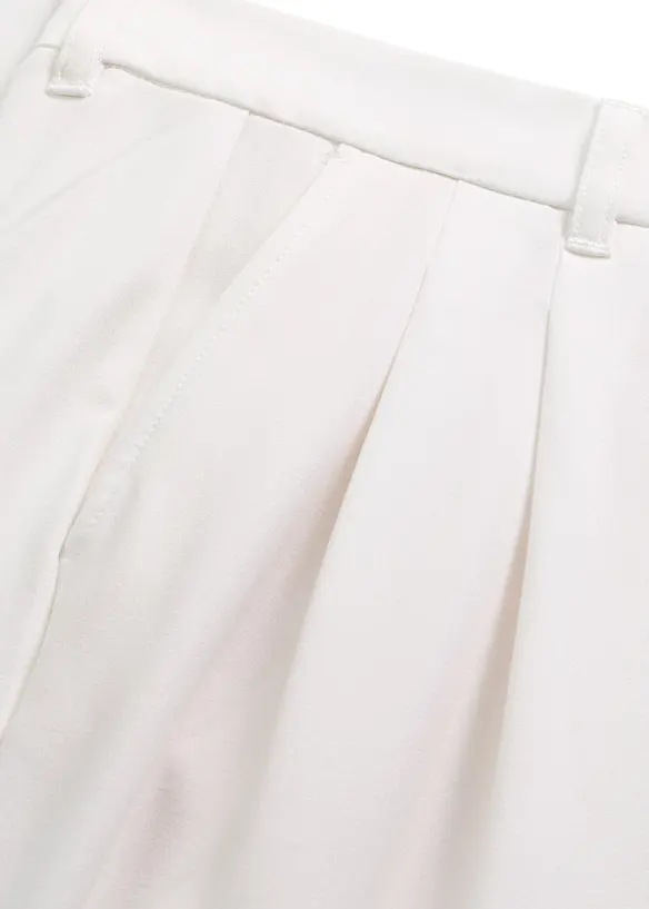 Pantalon large &agrave; pinces, bonprix