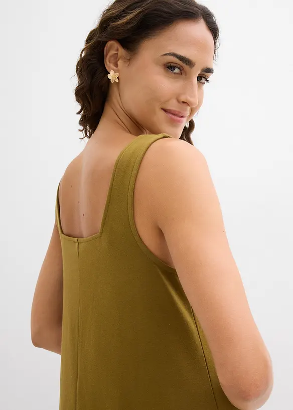 Jerseykleid aus reiner Bio-Baumwolle, bonprix