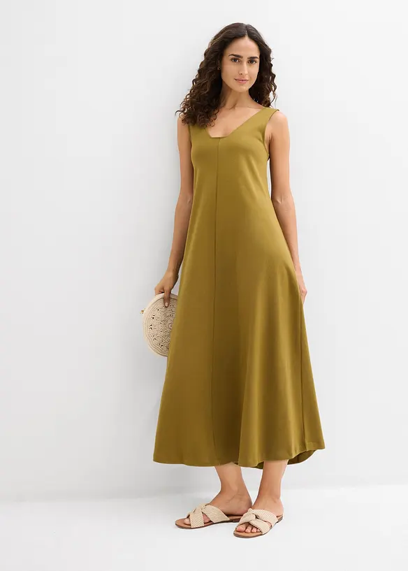 Jerseykleid aus reiner Bio-Baumwolle, bonprix