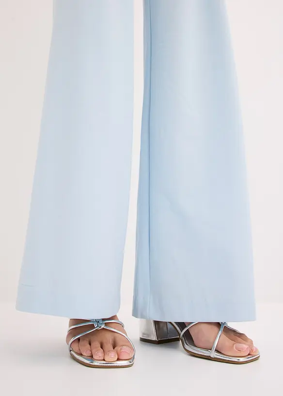 Pantalon large &agrave; pinces, bonprix