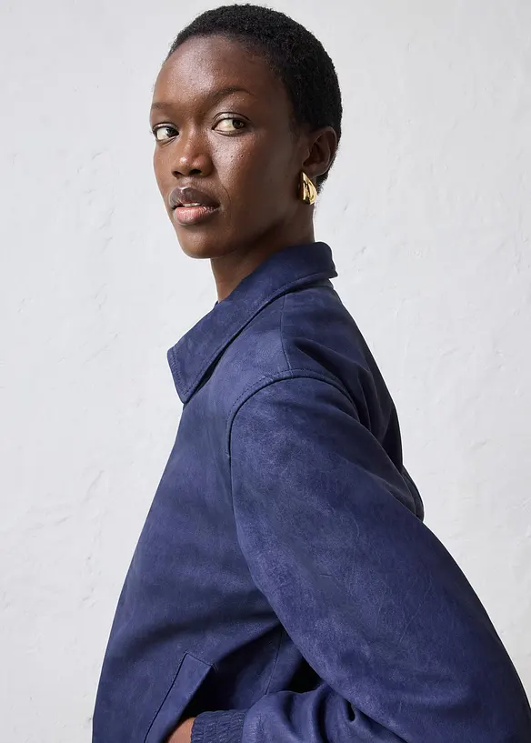 Blouson aus Veloursleder, bonprix