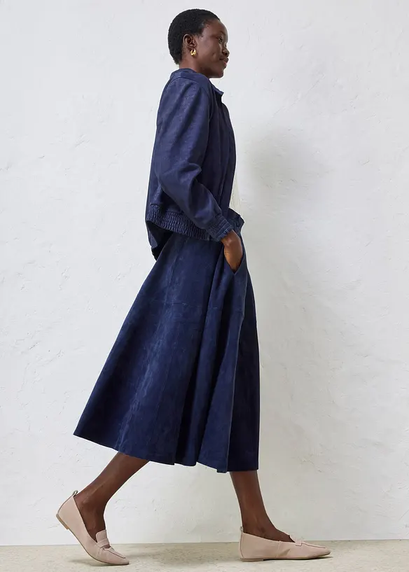 Jupe en cuir, bonprix