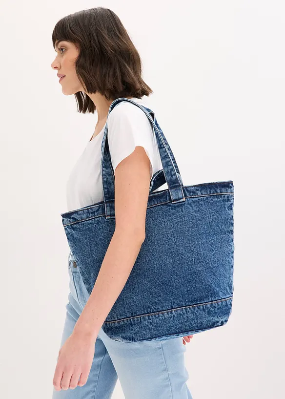 Cabas en denim, bonprix