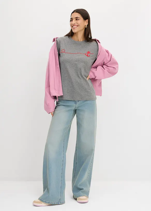 Besticktes T-Shirt, bonprix