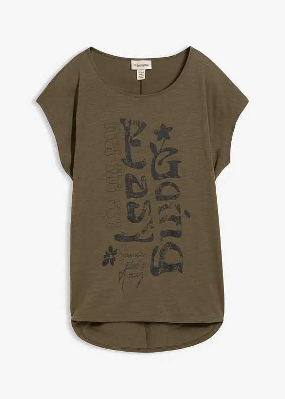 Longshirt aus reiner Bio-Baumwolle, bonprix