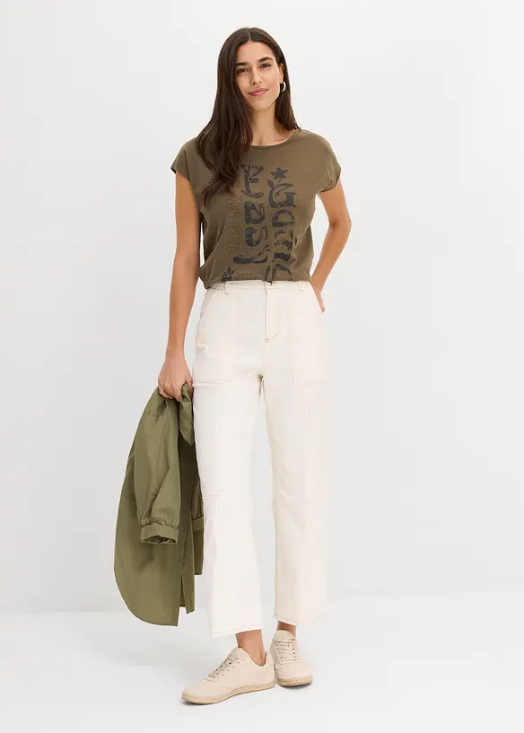 Longshirt aus reiner Bio-Baumwolle, bonprix