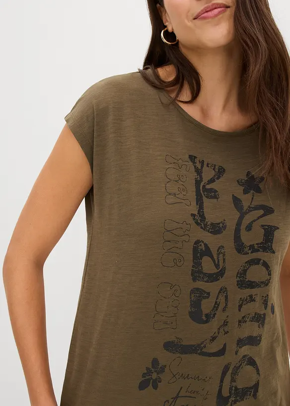 Longshirt aus reiner Bio-Baumwolle, bonprix