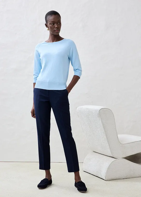 Pullover mit Seidenanteil, bonprix