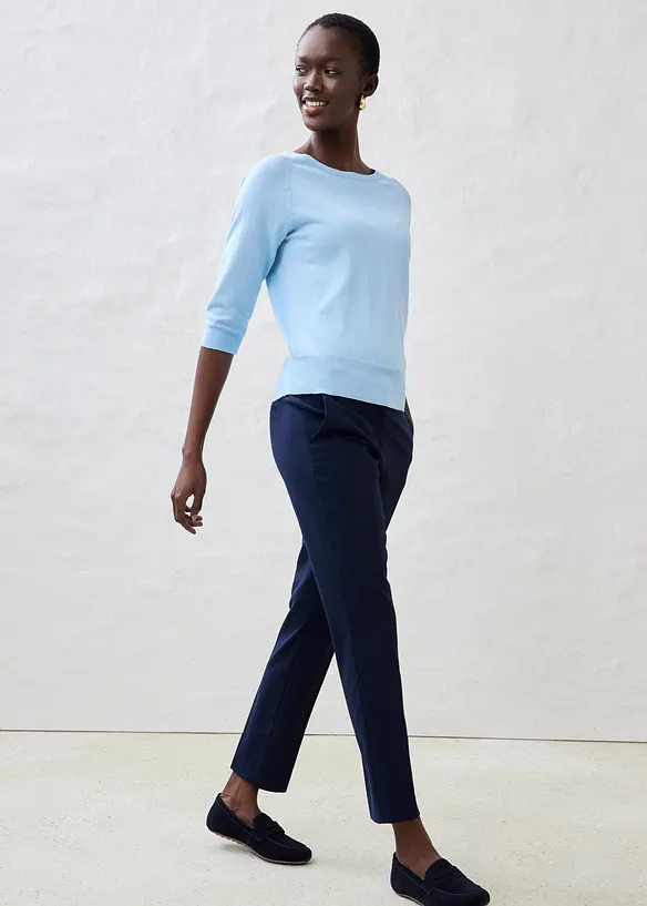 Pullover mit Seidenanteil, bonprix