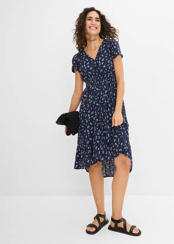 2-in-1 Umstands- und Stillkleid aus Viskose- Crepe, bonprix