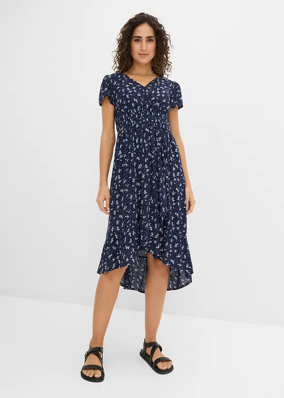 2-in-1 Umstands- und Stillkleid aus Viskose- Crepe, bonprix