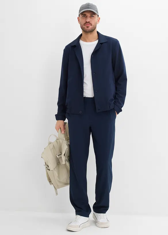 Anzug-Blouson aus bequemen Punto di Roma, bonprix