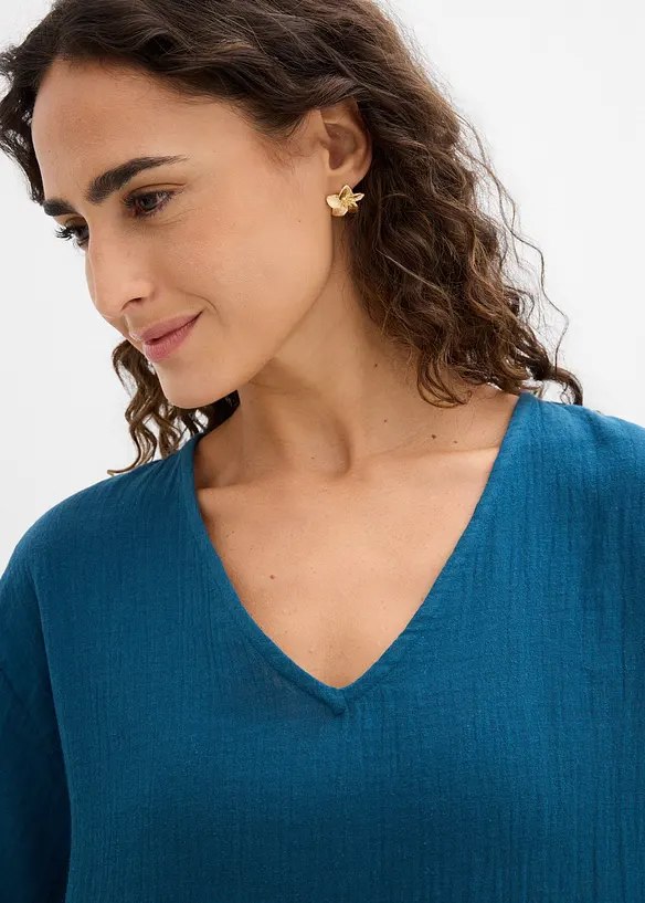 Shirt-Tunika aus softem Musselin, bonprix