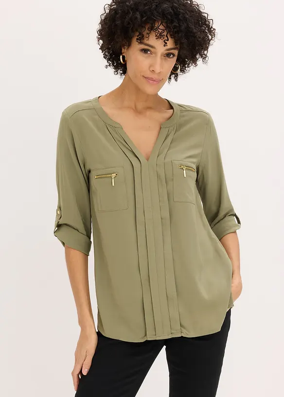 Blouse en viscose fluide, bonprix