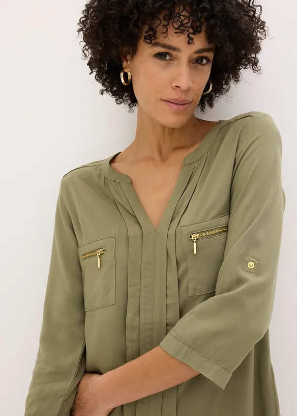 Blouse en viscose fluide, bonprix